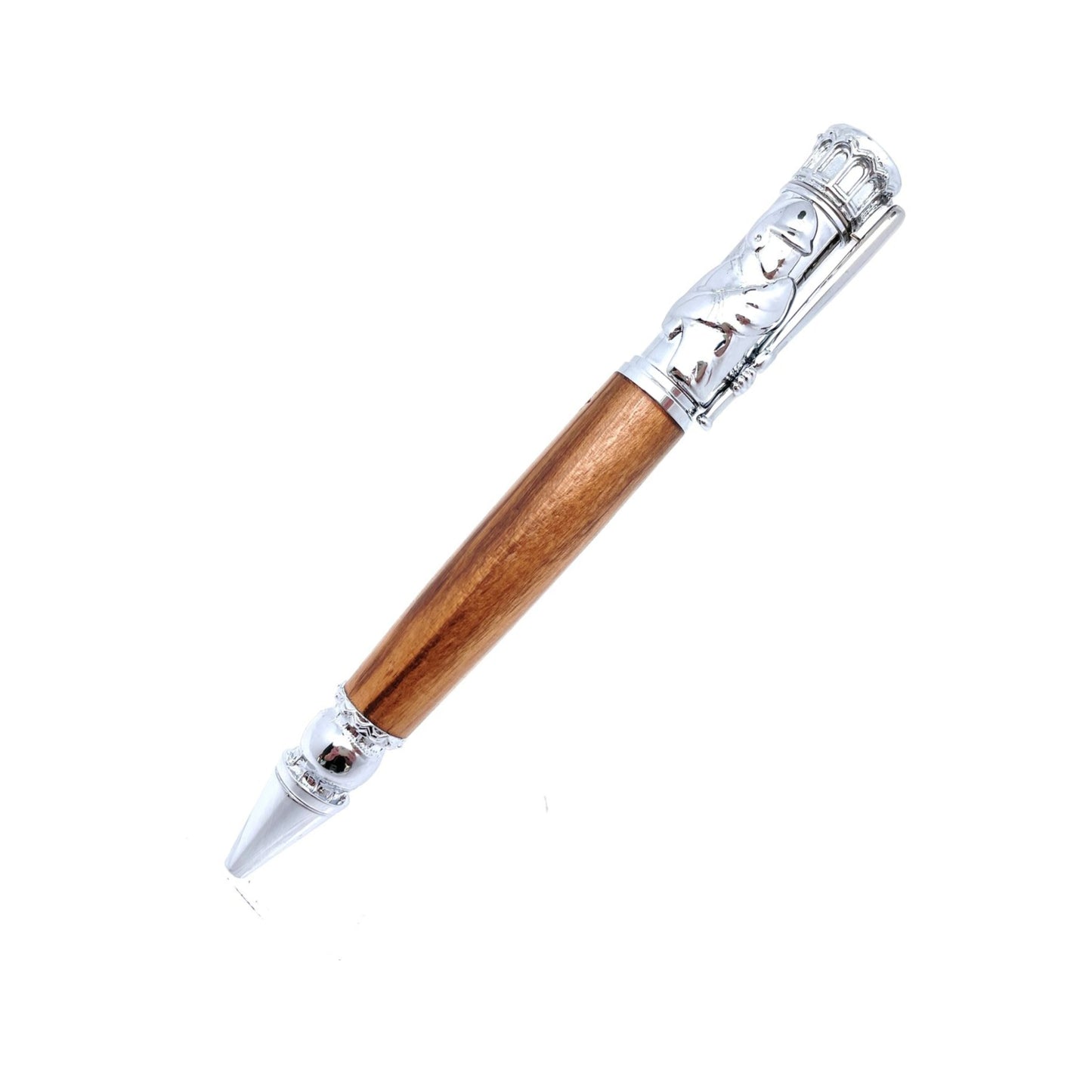 STYLO EN BOIS D'OLIVIER - MODELE BASEBALL