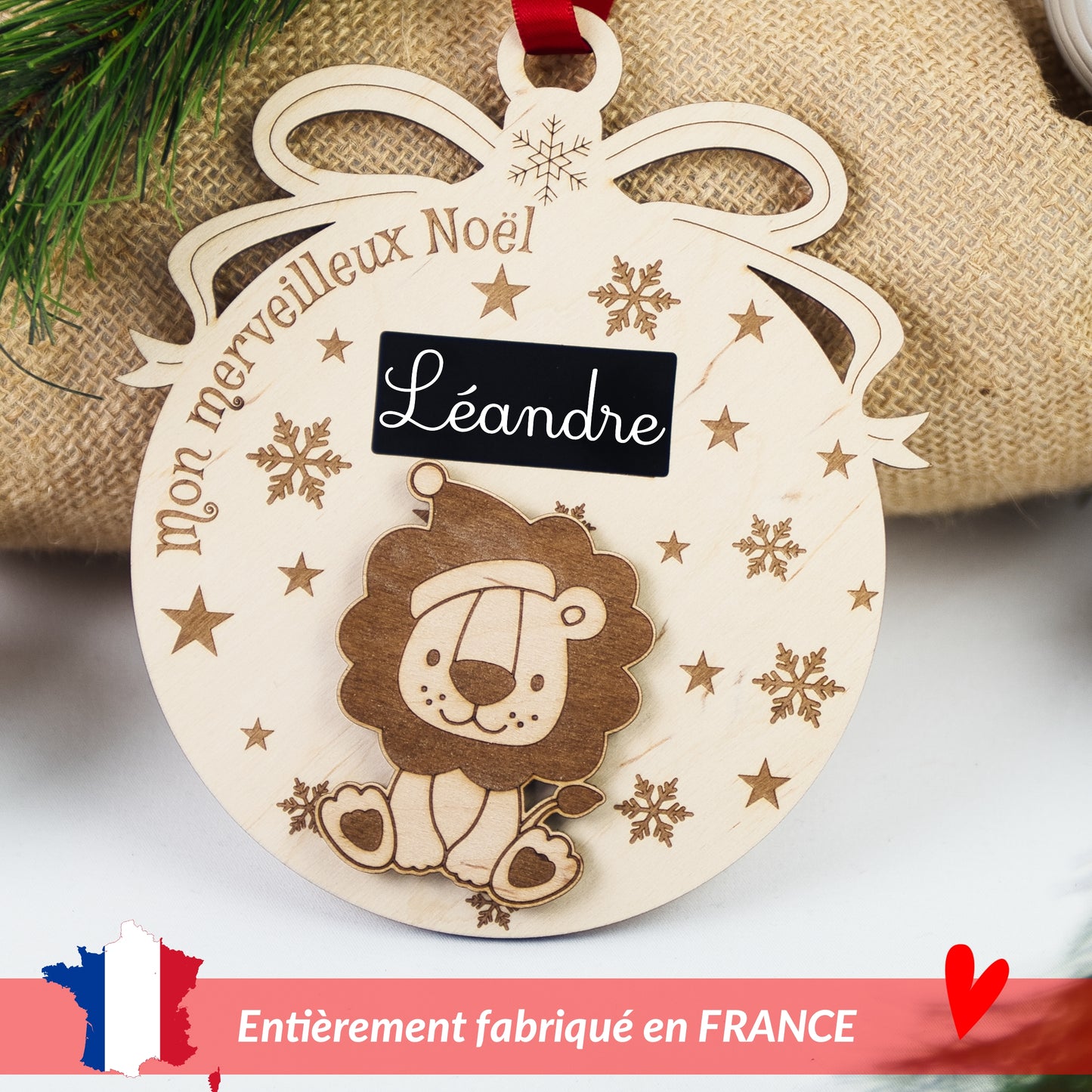 BOULE DE NOËL - GEANTE - ANIMAUX - MODULABLE - A PERSONNALISER SOI MEME