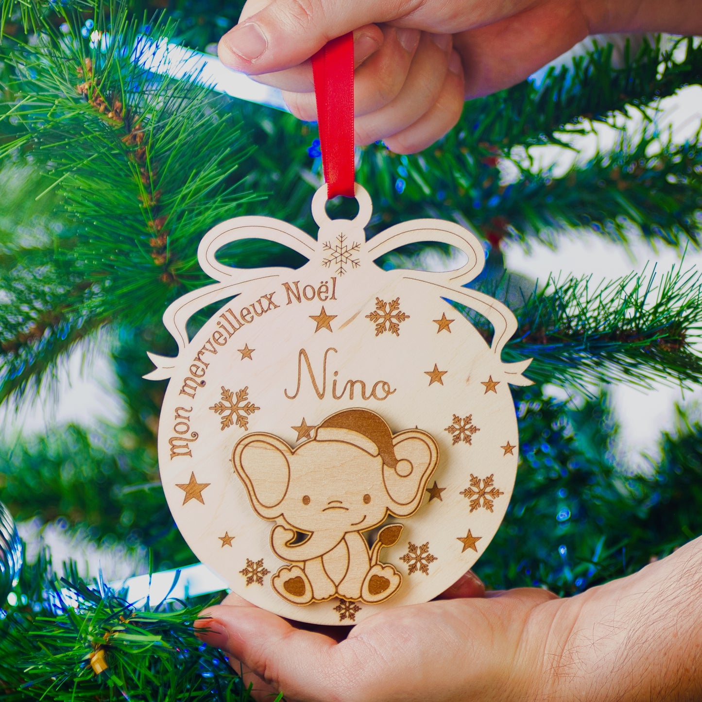 BOULE DE NOËL - GEANTE - ANIMAUX - MODULABLE - PERSONNALISABLE
