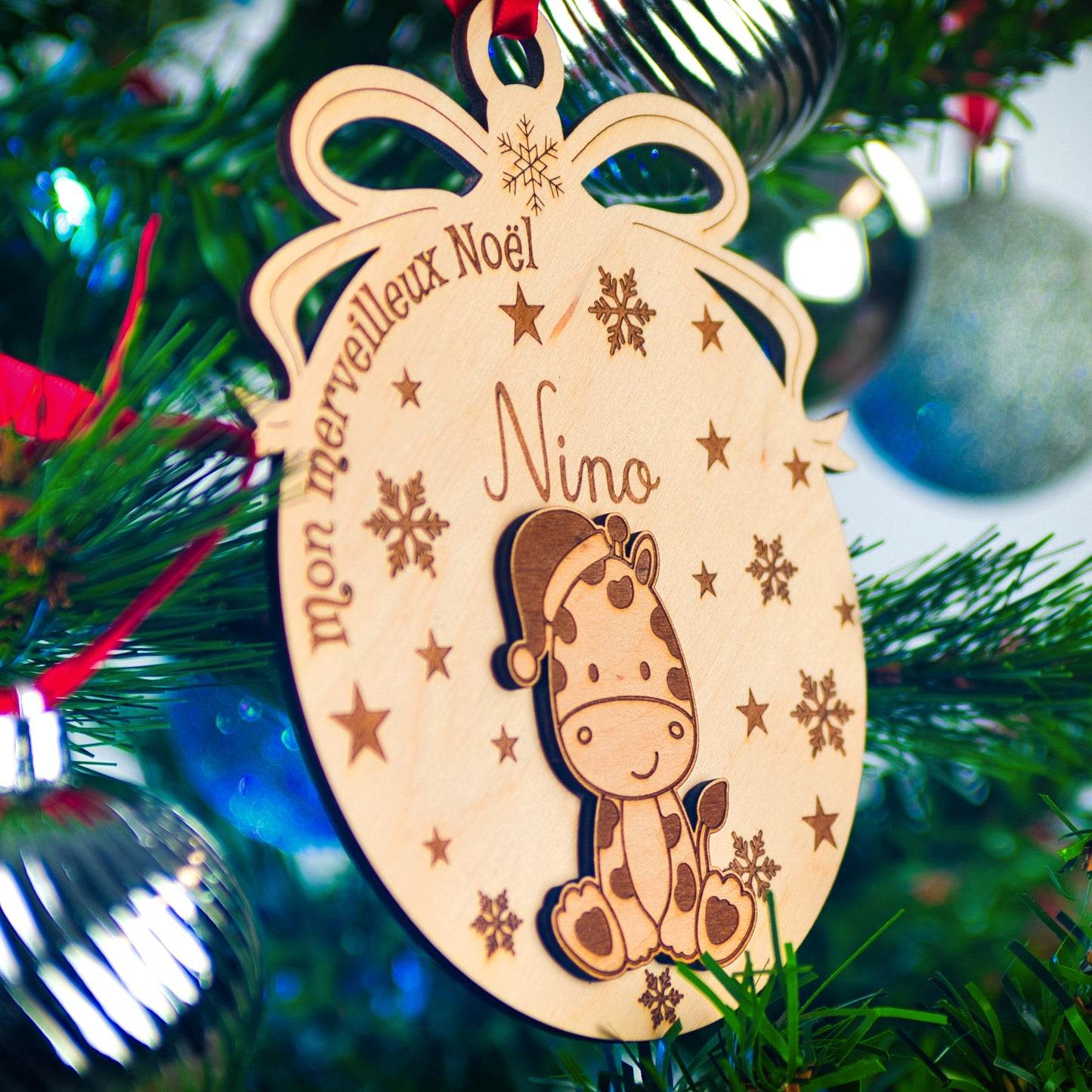 BOULE DE NOËL - GEANTE - ANIMAUX - MODULABLE - PERSONNALISABLE