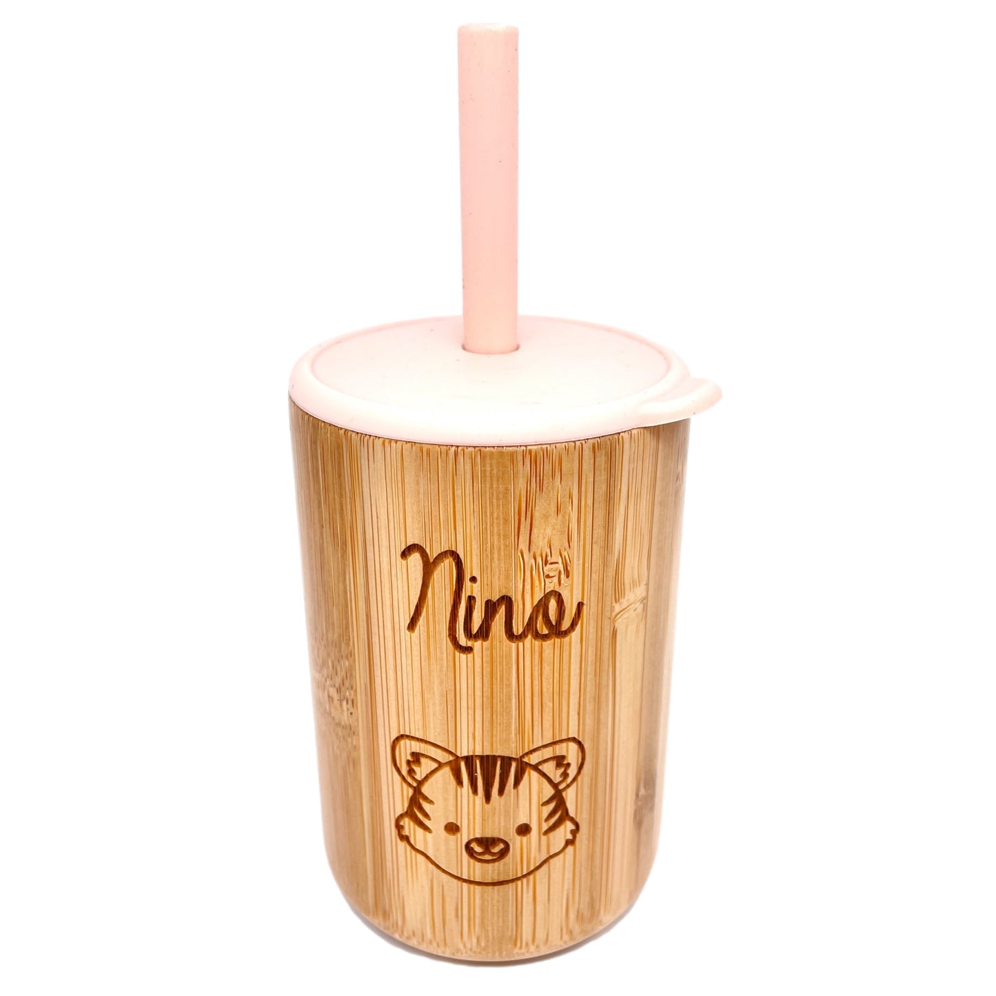 TASSE D'APPRENTISSAGE EN BAMBOU - PERSONNALISABLE