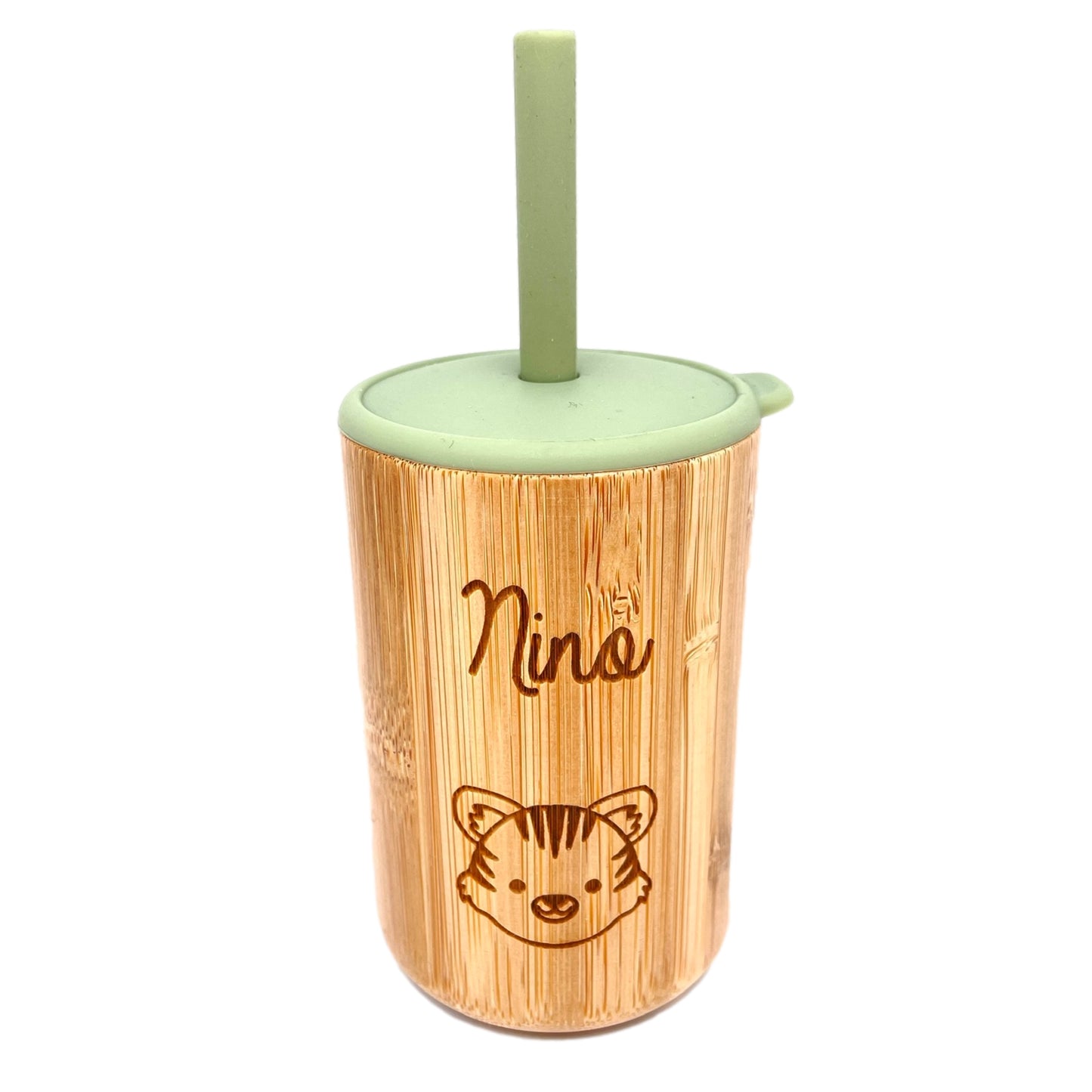 TASSE D'APPRENTISSAGE EN BAMBOU - PERSONNALISABLE