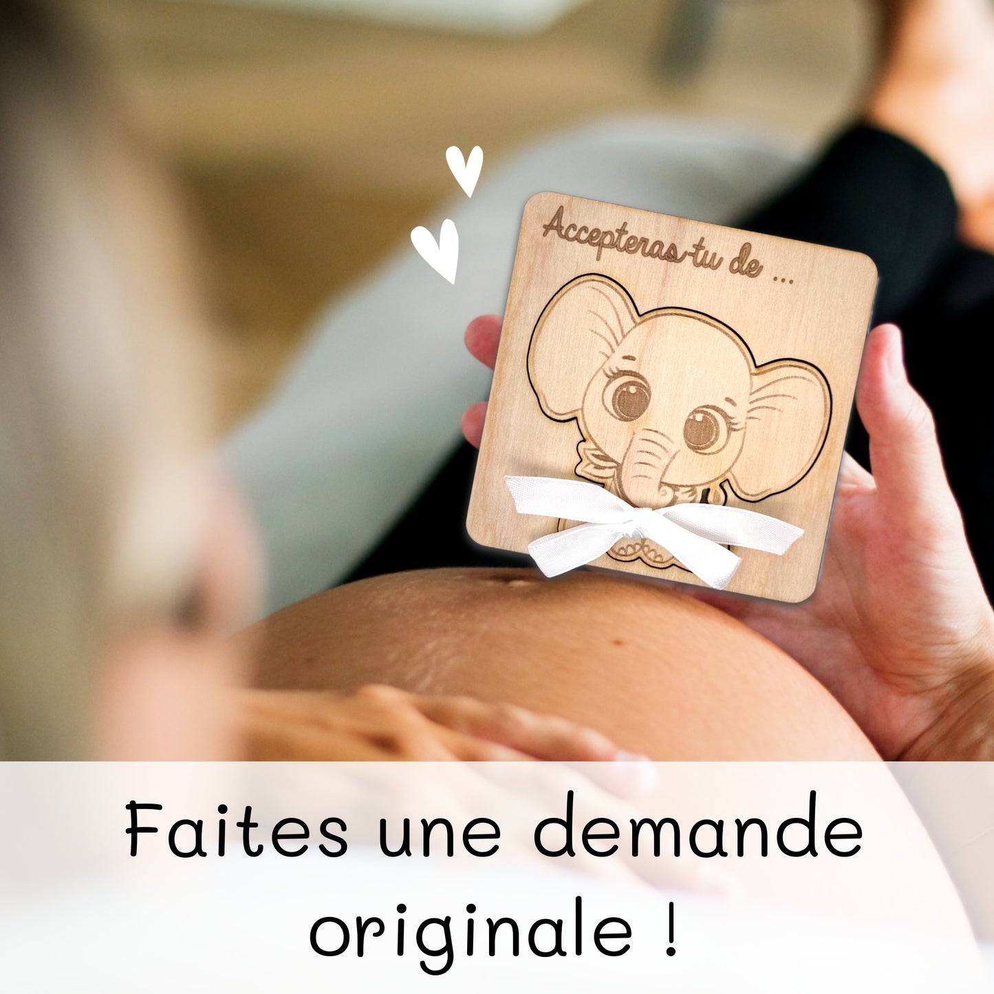 CARTE ANNONCE NAISSANCE - PARRAIN - ELEPHANT