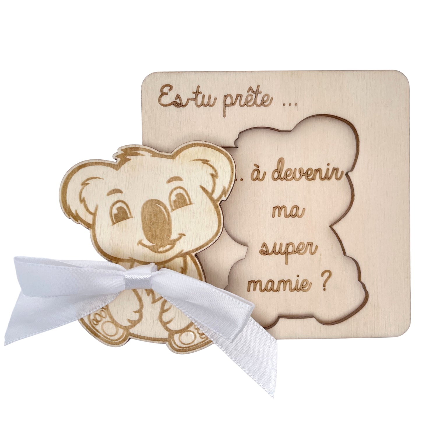 CARTE ANNONCE NAISSANCE - MAMIE - KOALA