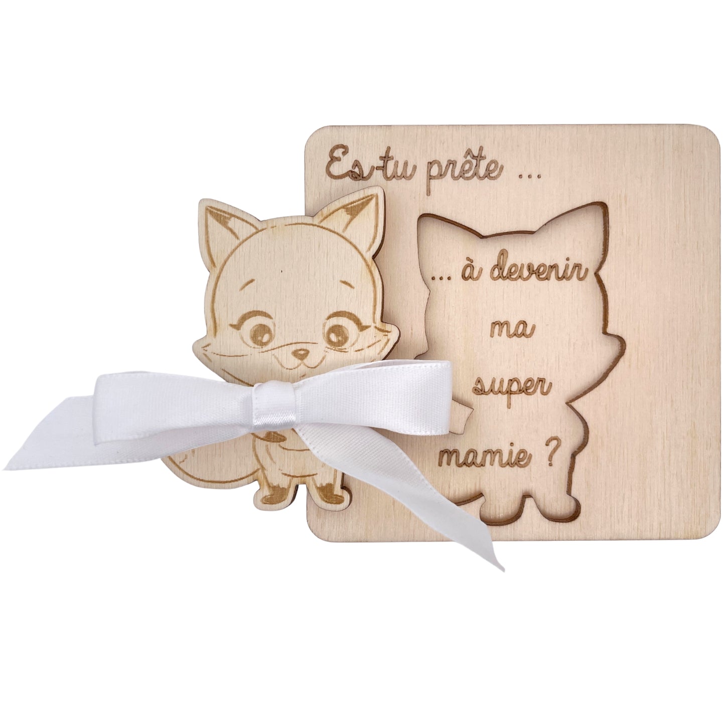 CARTE ANNONCE NAISSANCE - MAMIE - RENARD