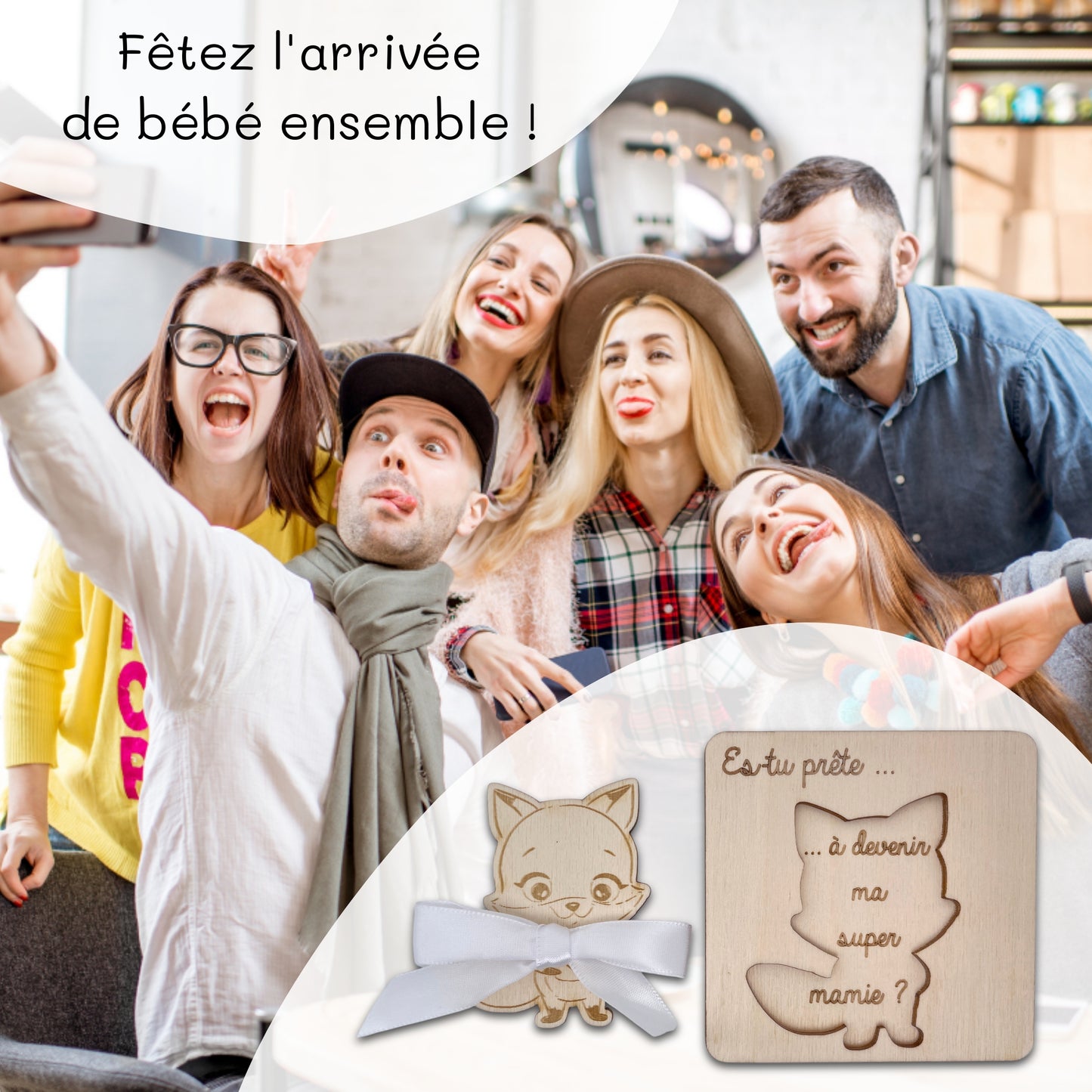 CARTE ANNONCE NAISSANCE - MAMIE - RENARD