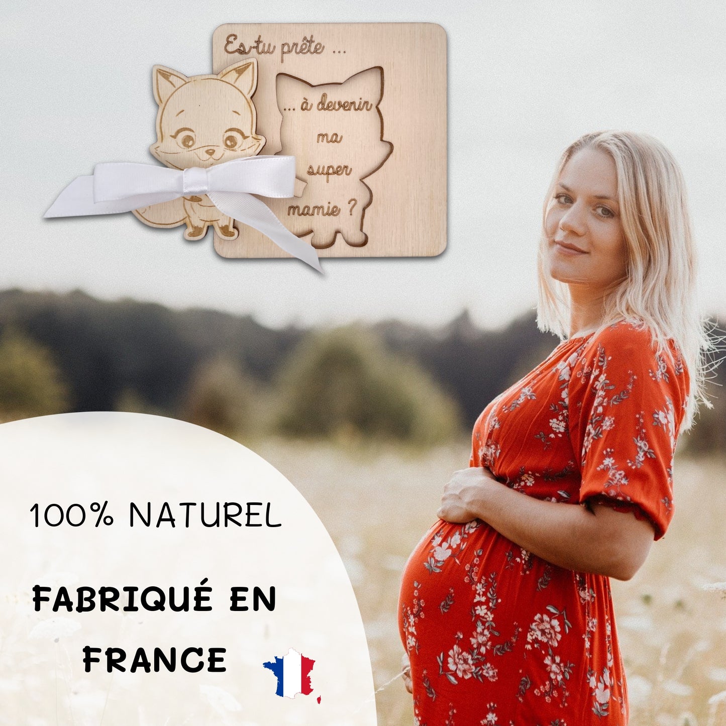 CARTE ANNONCE NAISSANCE - MAMIE - RENARD