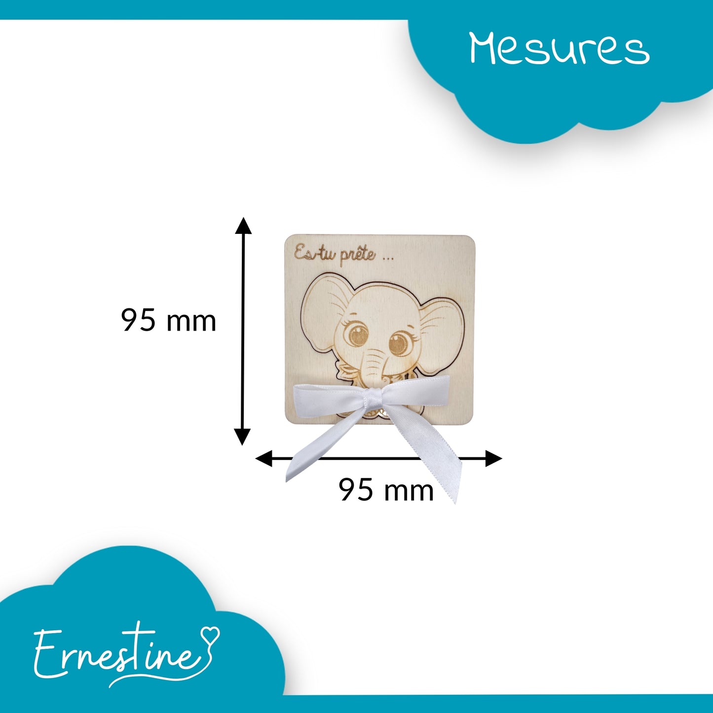 CARTE ANNONCE NAISSANCE - MAMIE - ELEPHANT