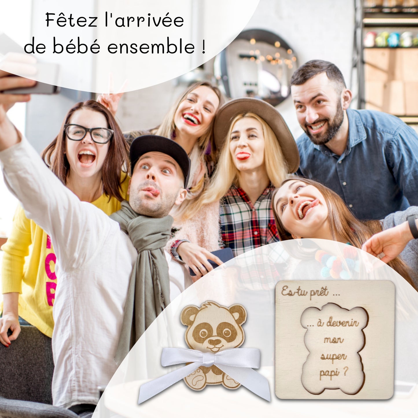 CARTE ANNONCE NAISSANCE - PAPI - PANDA