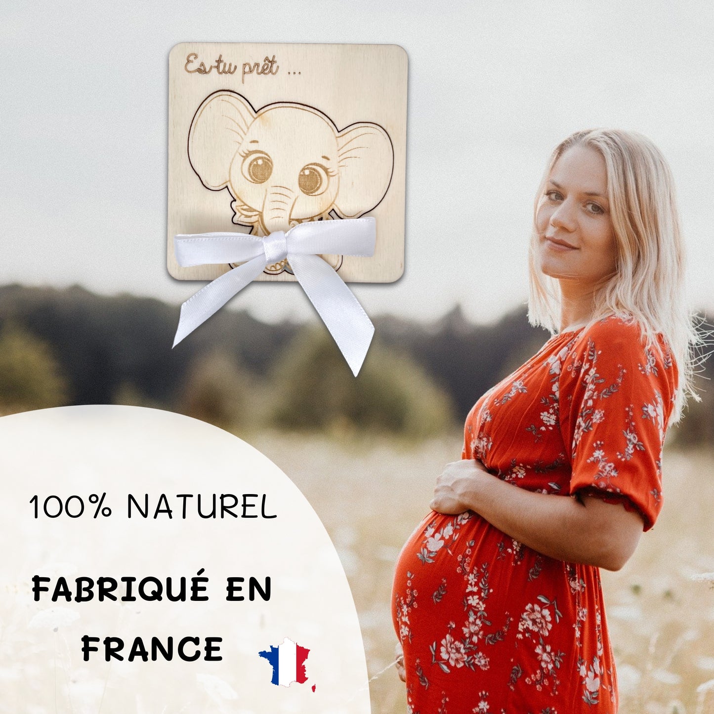 CARTE ANNONCE NAISSANCE - PAPI - ELEPHANT