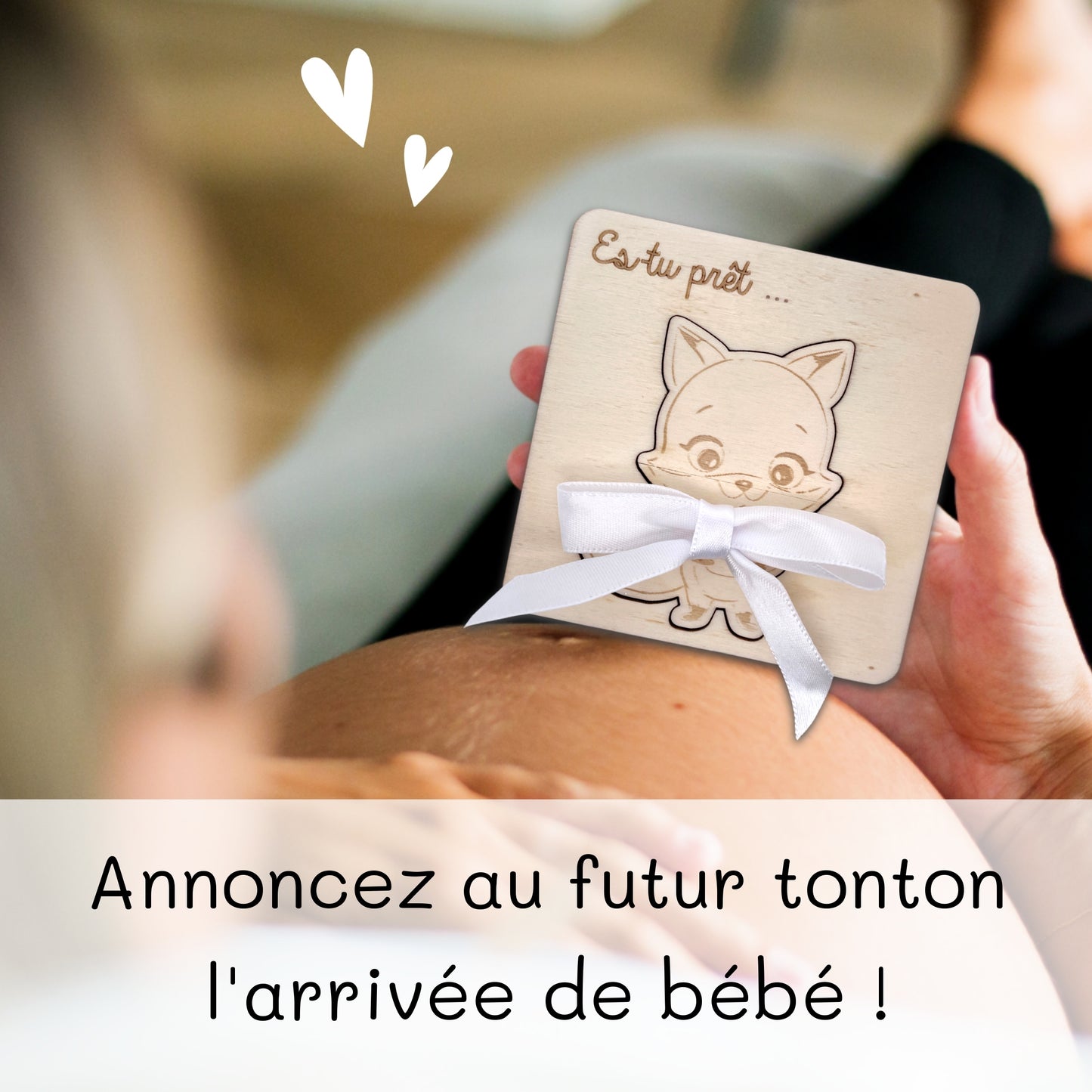 CARTE ANNONCE NAISSANCE - TONTON - RENARD