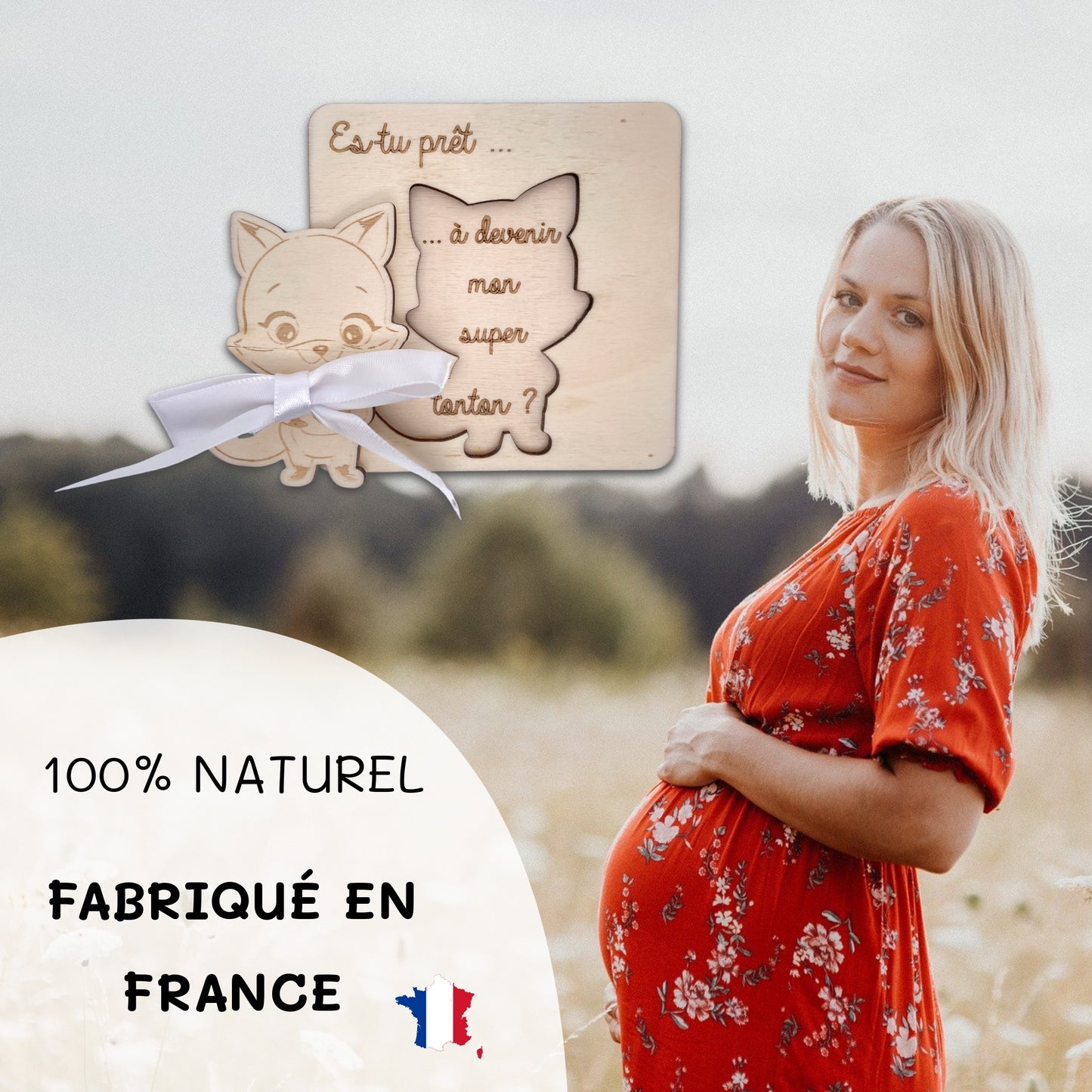CARTE ANNONCE NAISSANCE - TONTON - RENARD