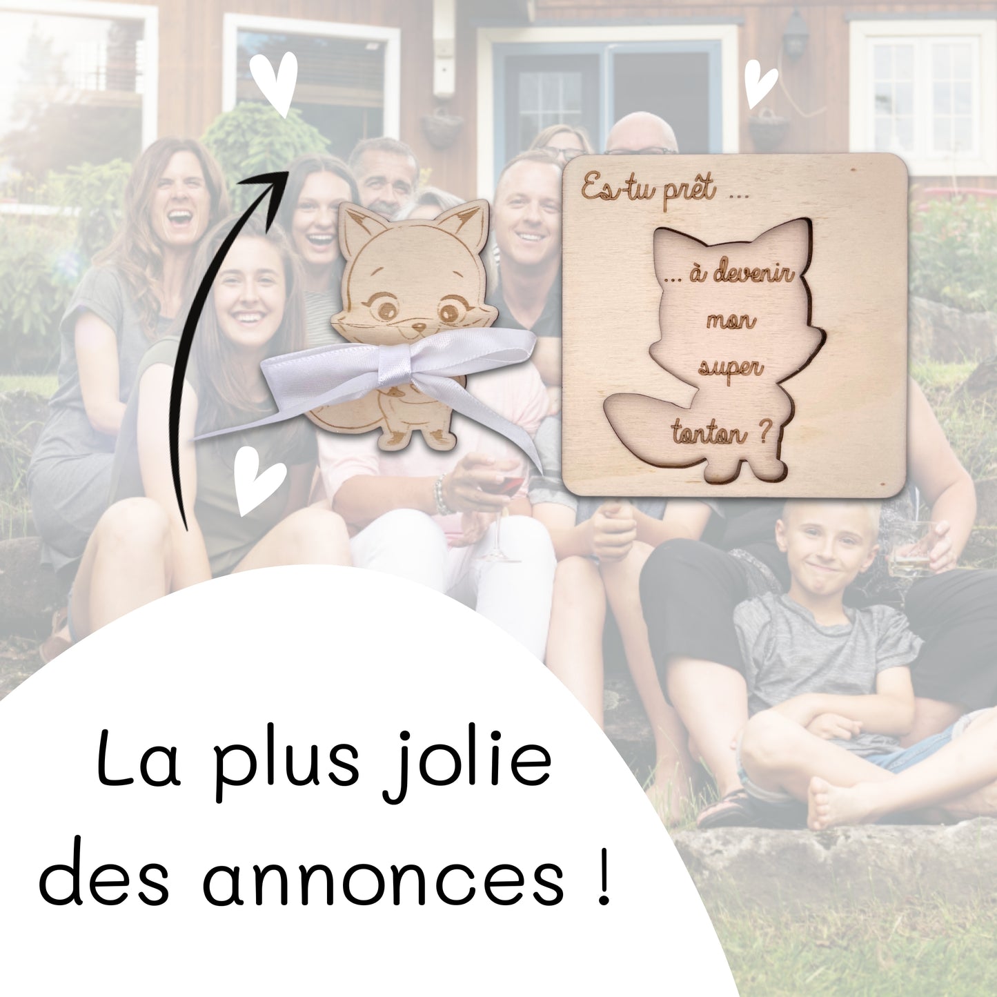 CARTE ANNONCE NAISSANCE - TONTON - RENARD