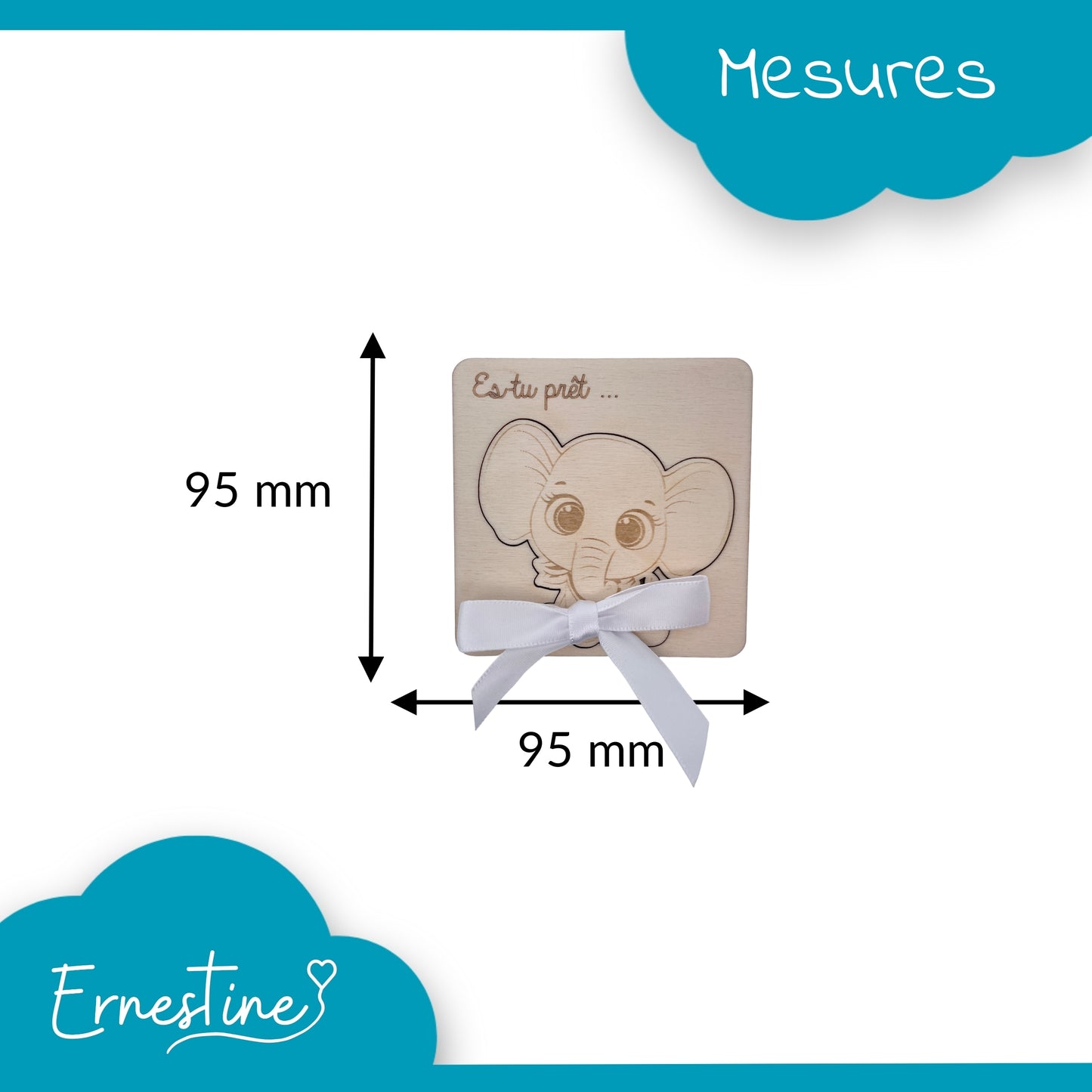 CARTE ANNONCE NAISSANCE - TONTON - ELEPHANT