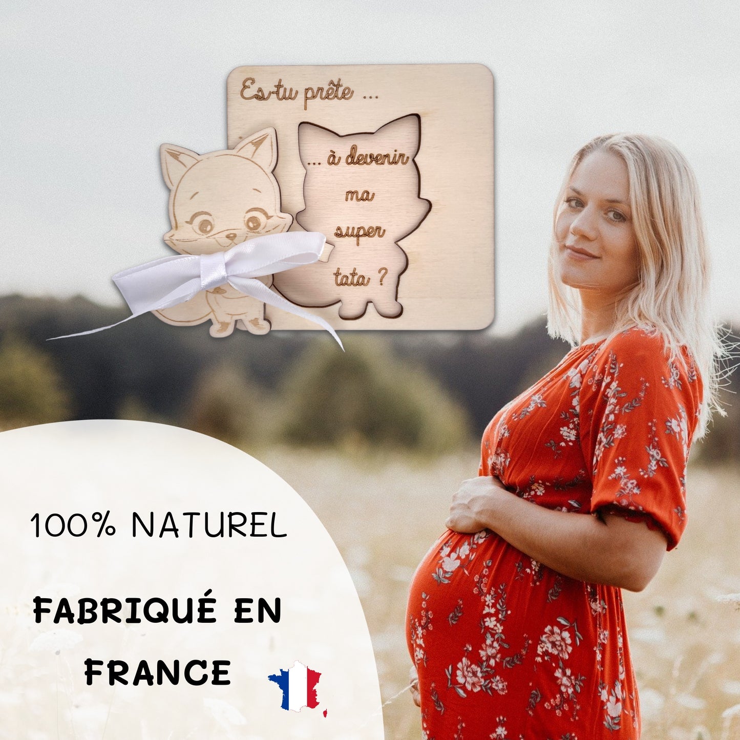 CARTE ANNONCE NAISSANCE - TATA - RENARD