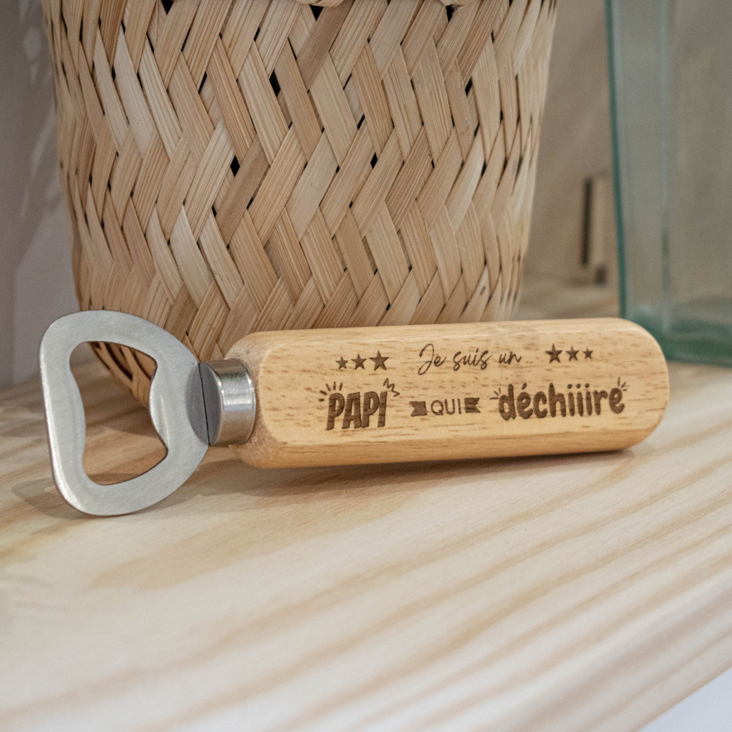 DECAPSULEUR MANCHE BOIS - PAPI - DECHIRE