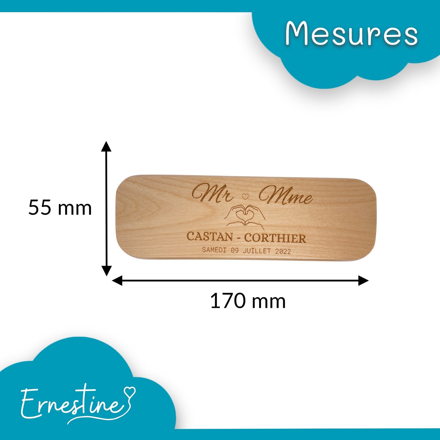 COFFRET STYLOS MARIAGE - PERSONNALISABLE