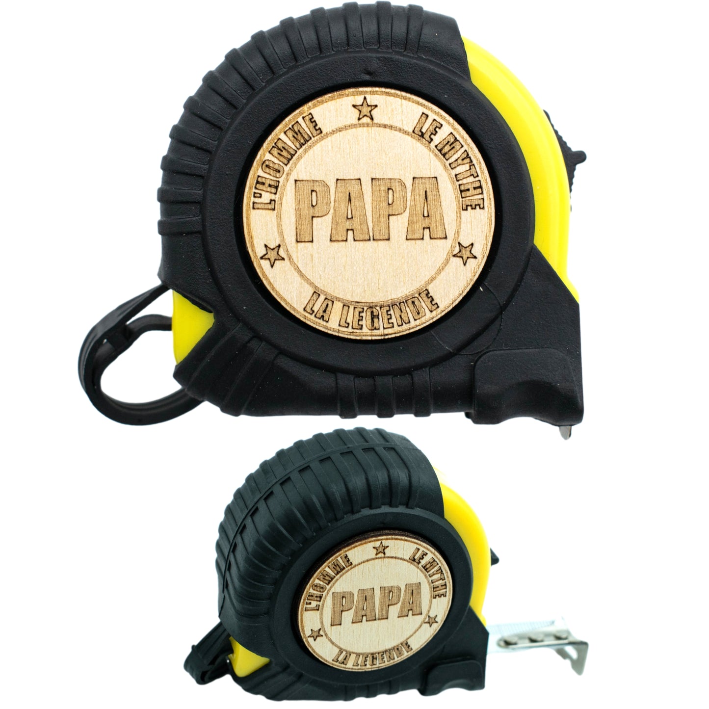 METRE RUBAN - 3M - JAUNE - PAPA - L'HOMME, LE MYTHE, LA LEGENDE