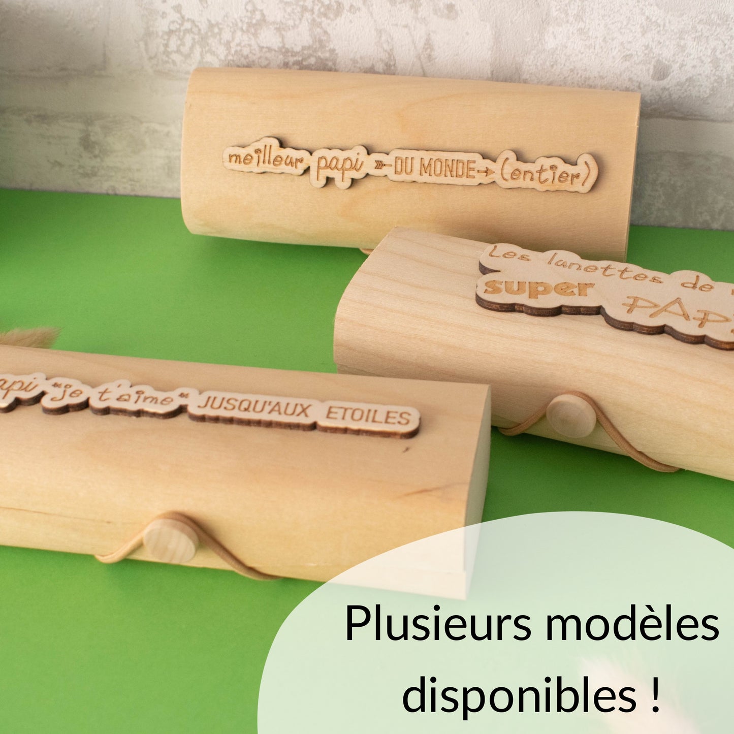 BOITIER LUNETTES EN BOIS - PAPI - SUPER PAPI