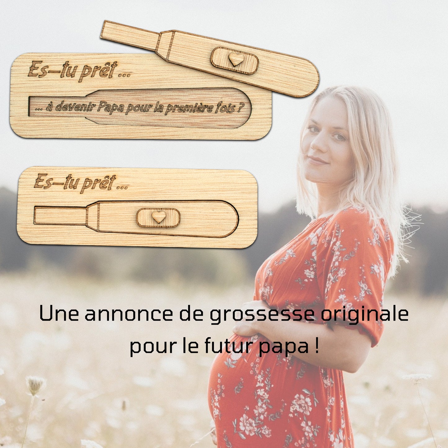 CARTE ANNONCE NAISSANCE - PAPA - PREMIERE FOIS