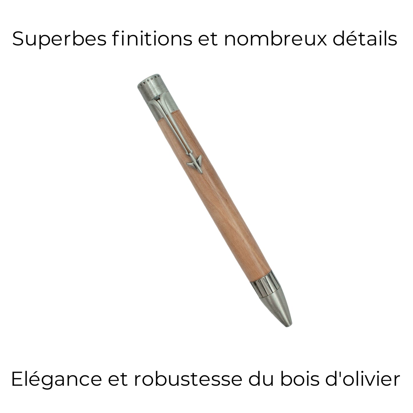 STYLO EN BOIS D'OLIVIER - MODELE JETLINE
