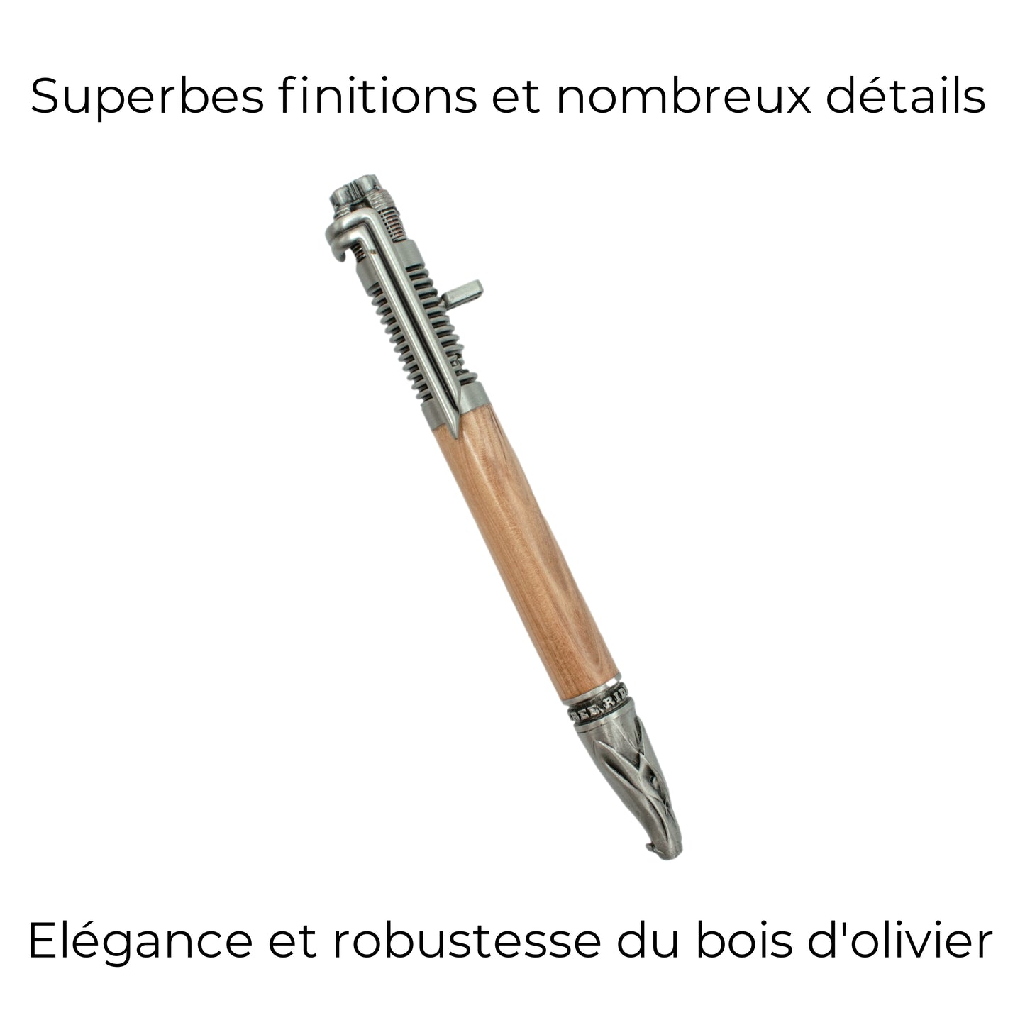 STYLO EN BOIS D'OLIVIER - MODELE MOTOR