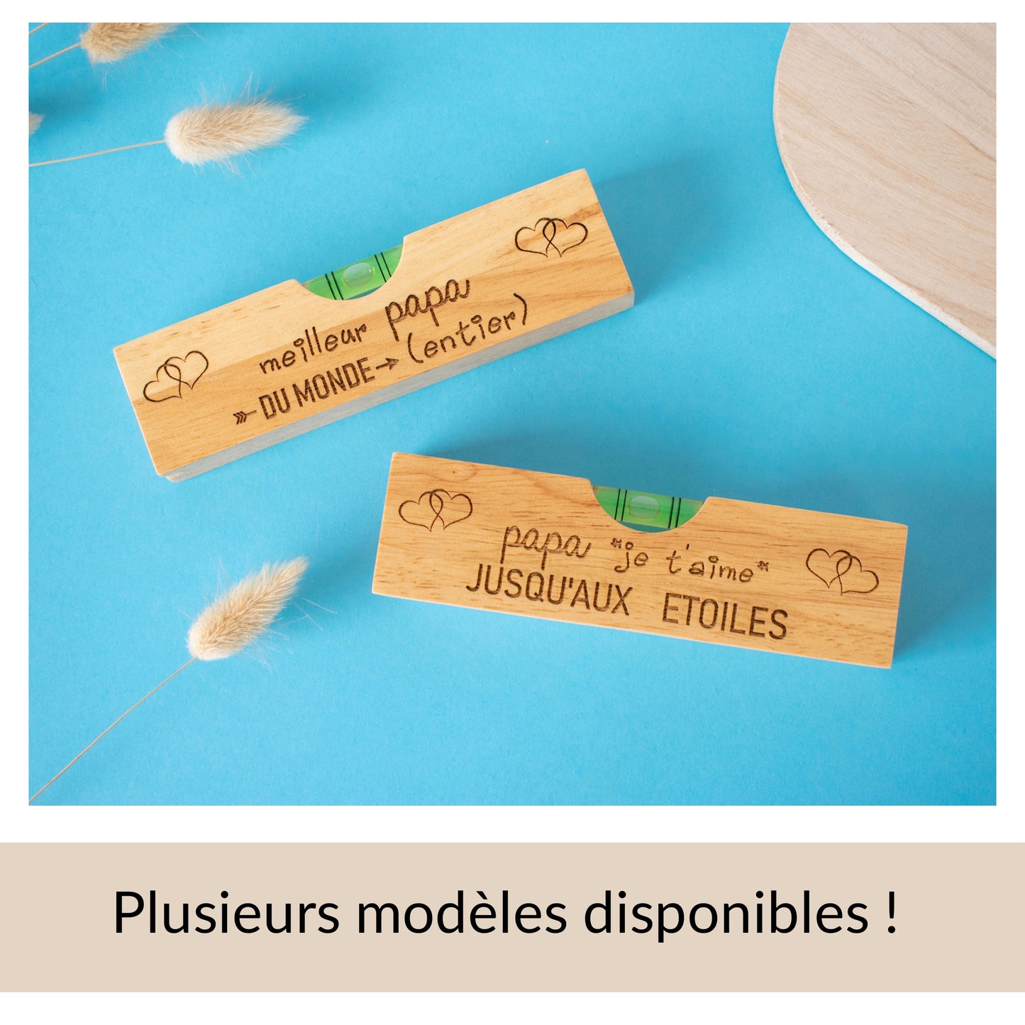 DECAPSULEUR EN BOIS 2 EN 1 - NIVEAU - PAPA - L'HOMME, LE MYTHE, LA LEGENDE