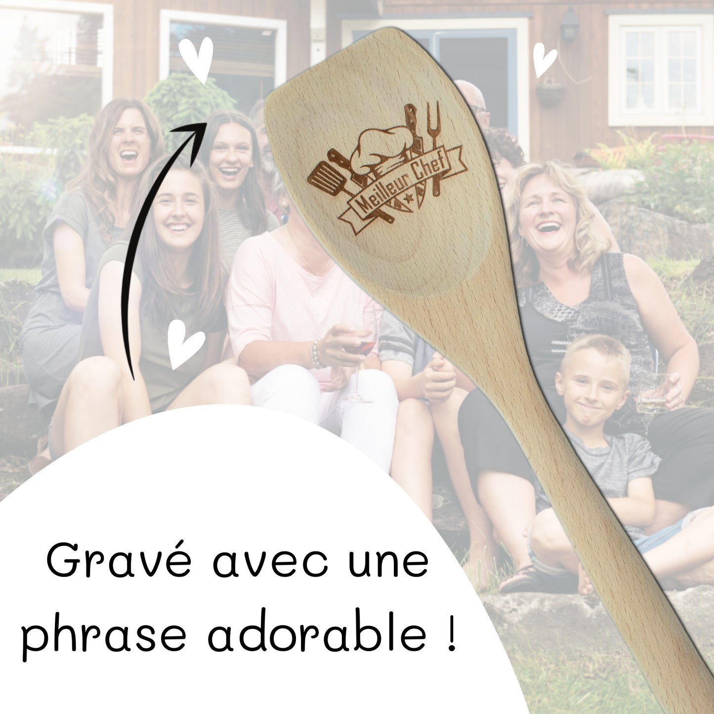 SPATULE EN BOIS - MEILLEUR CHEF