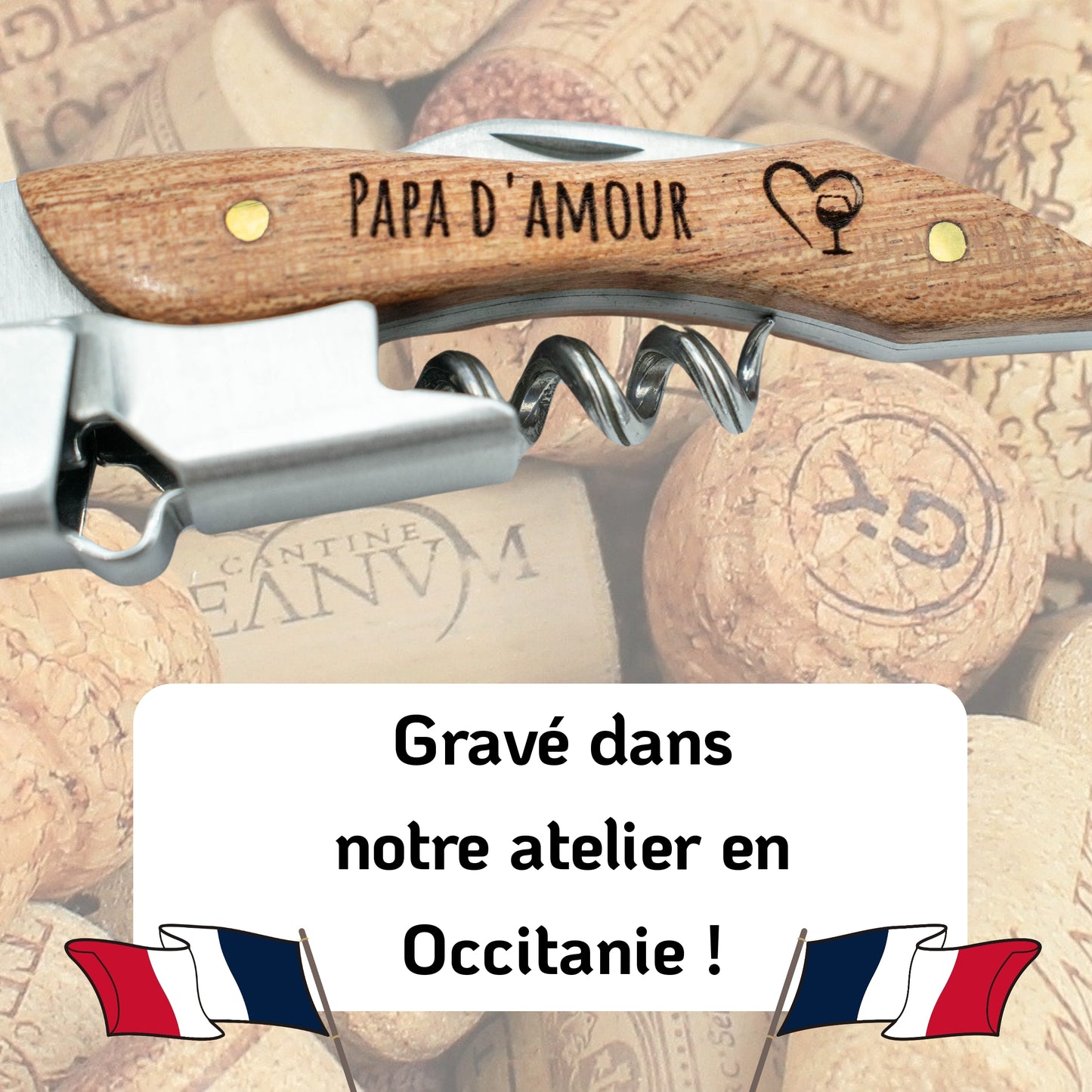 DECAPSULEUR SOMMELIER - PAPA - PAPA D'AMOUR
