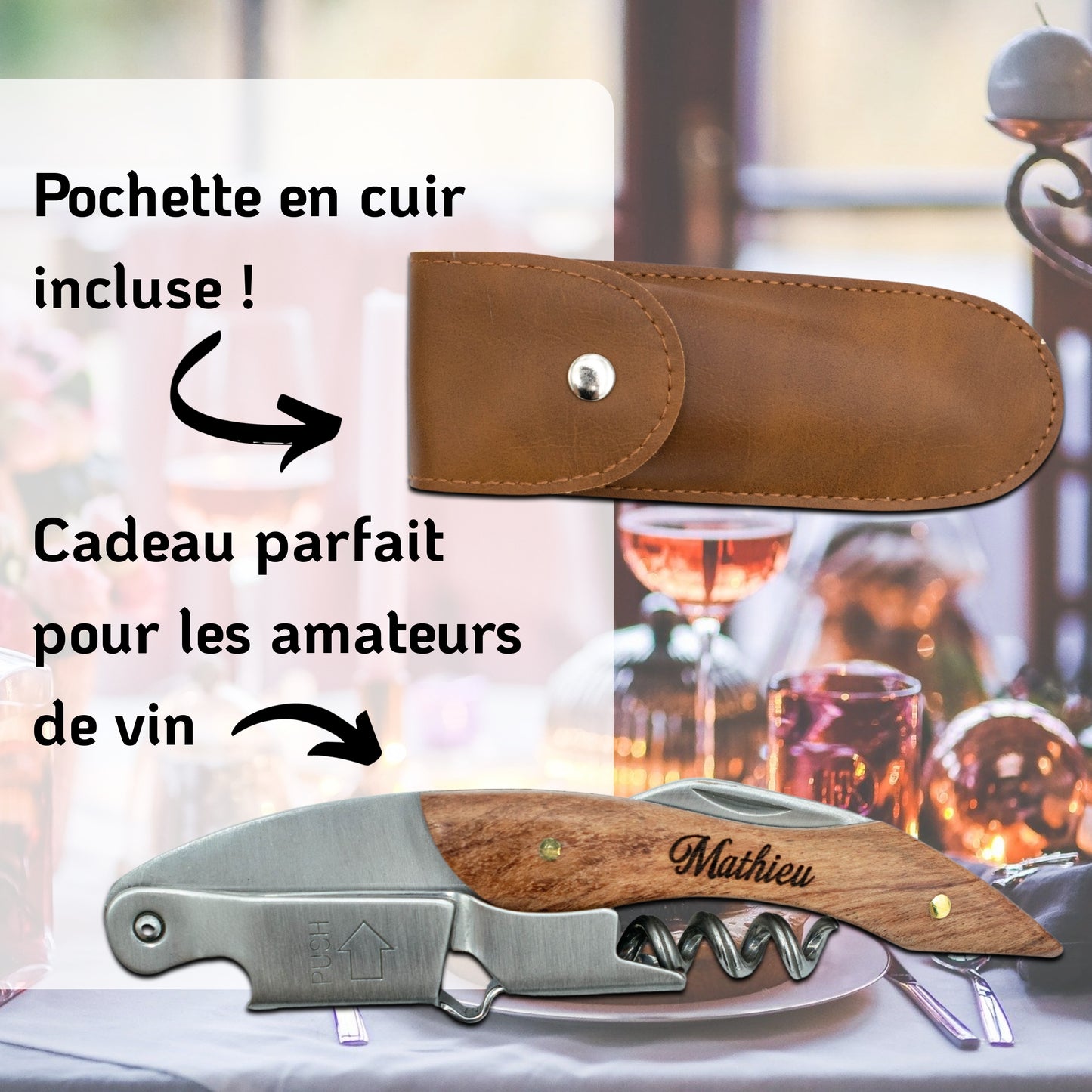 DECAPSULEUR SOMMELIER - PERSONNALISABLE
