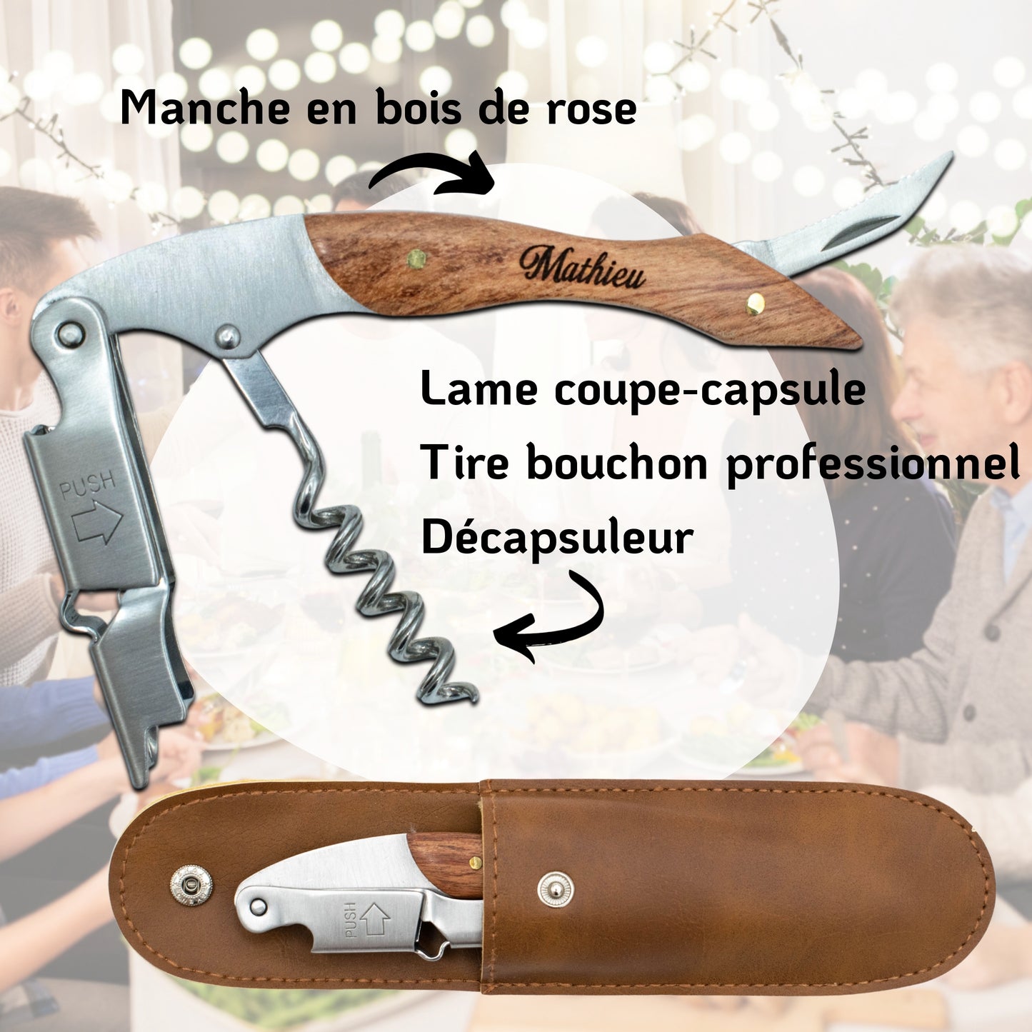 DECAPSULEUR SOMMELIER - PERSONNALISABLE