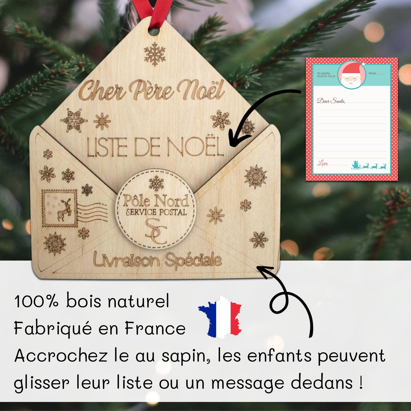 BOULE DE NOËL - LETTRE DE NOËL