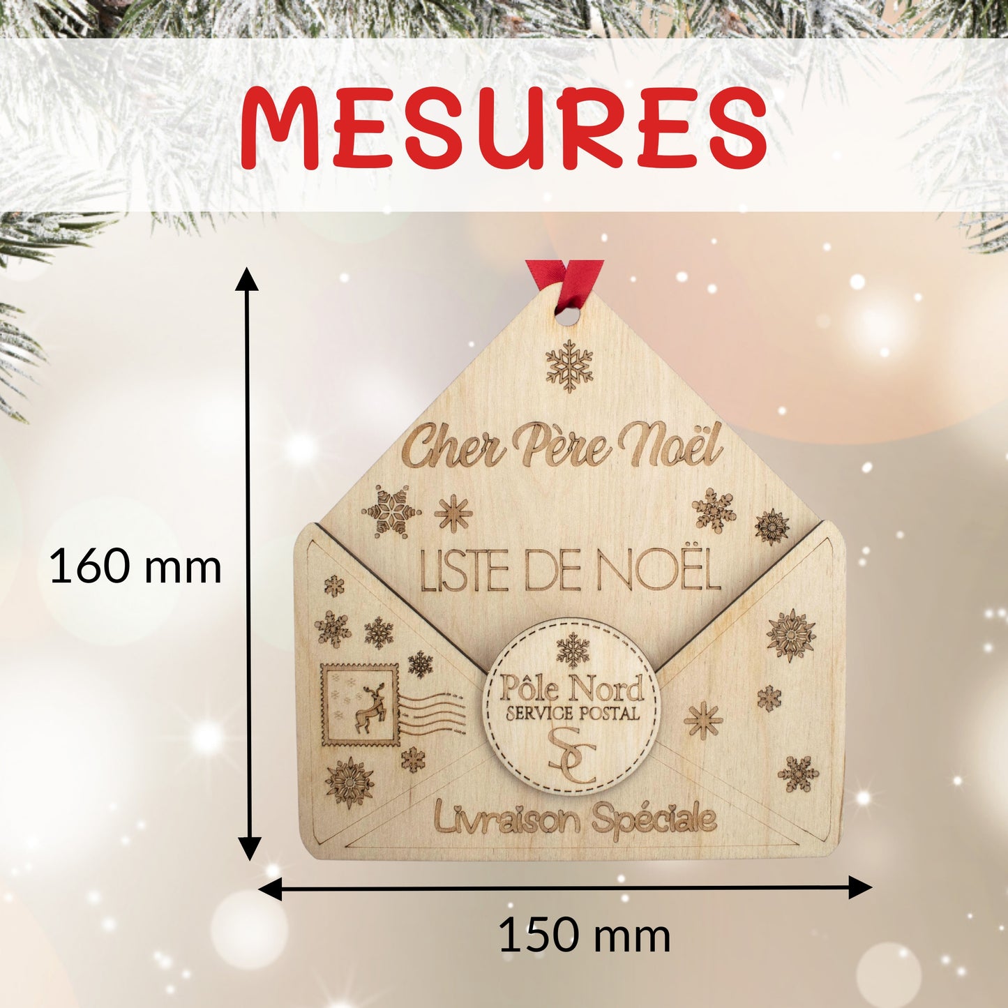 BOULE DE NOËL - LETTRE DE NOËL