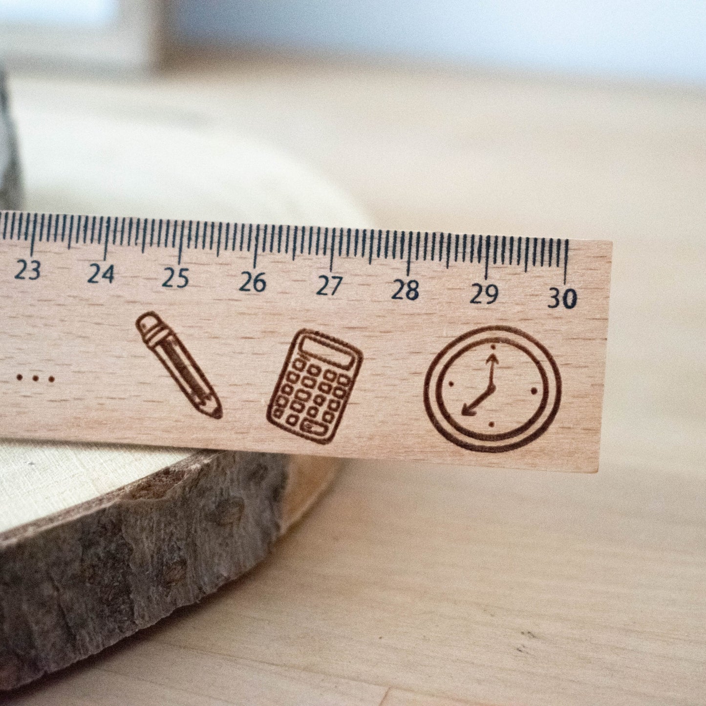 REGLE EN BOIS - 30 CM - MAITRE - LA CLASSE