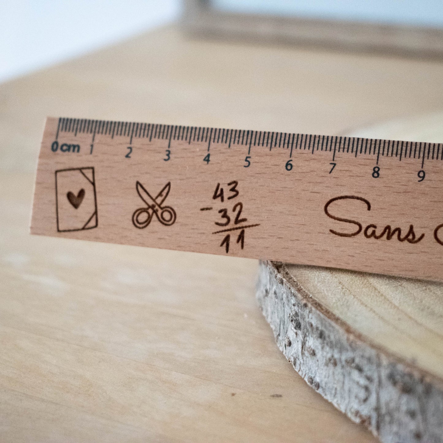 REGLE EN BOIS - 30 CM - MAITRE - LA CLASSE