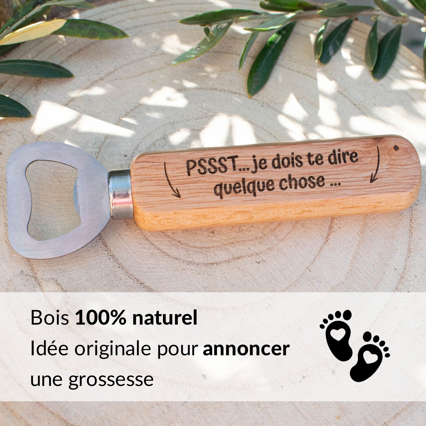DECAPSULEUR MANCHE BOIS - PSSST - PAPA