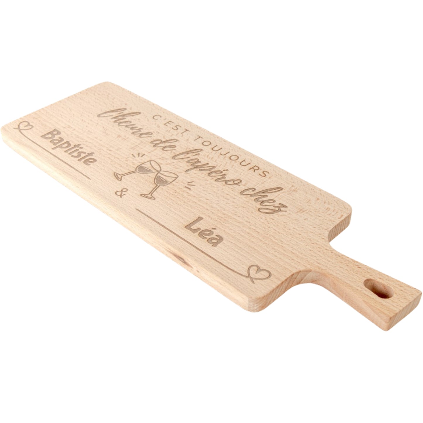 PLANCHE APÉRO PERSONNALISÉE - COUPLE