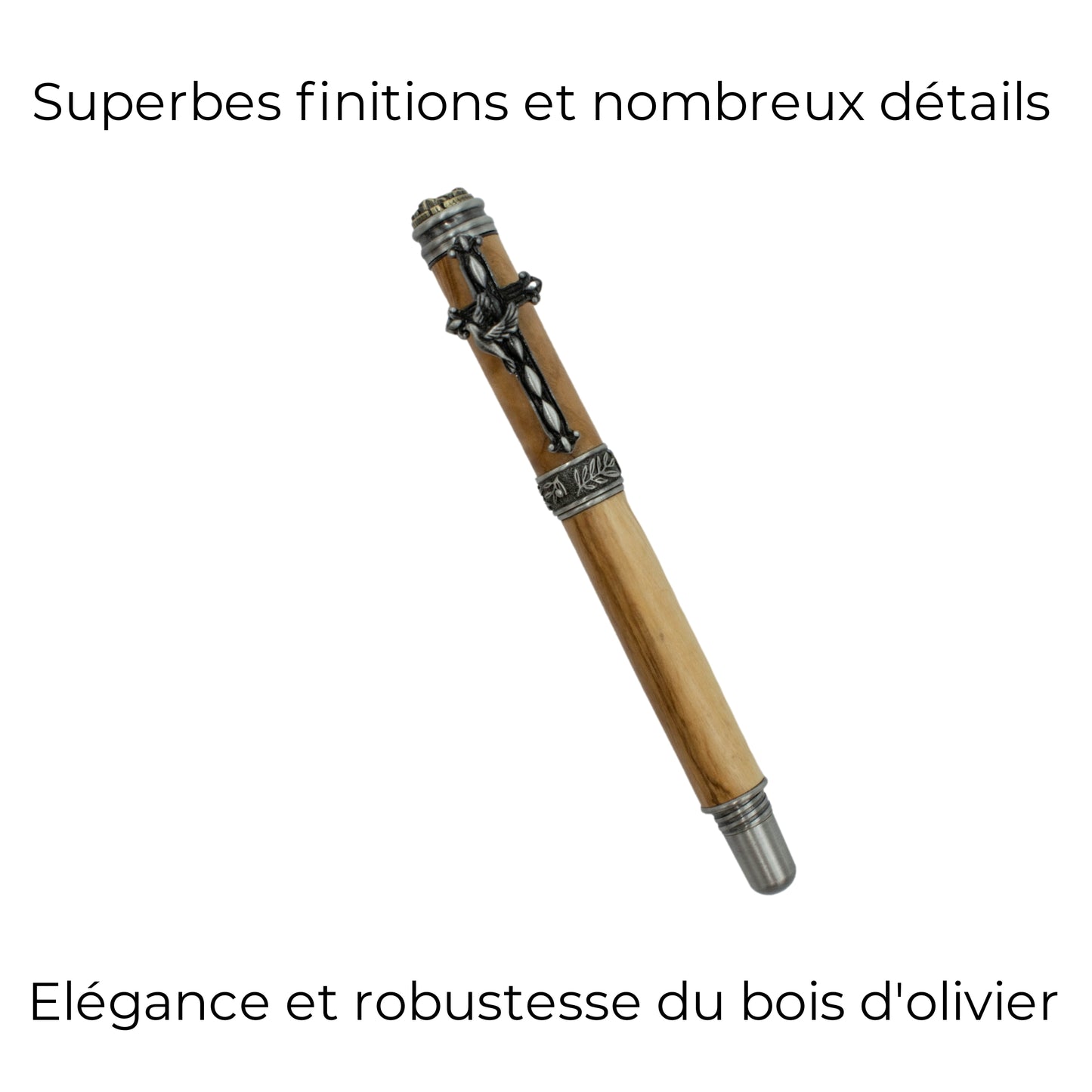 STYLO EN BOIS D'OLIVIER - MODELE AMAZING GRACE