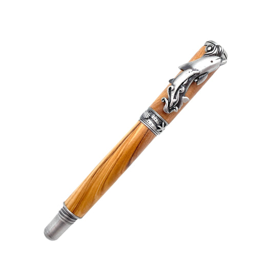 STYLO EN BOIS D'OLIVIER - MODELE DAUPHIN