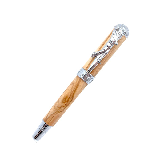STYLO EN BOIS D'OLIVIER - MODELE GOLFEUR