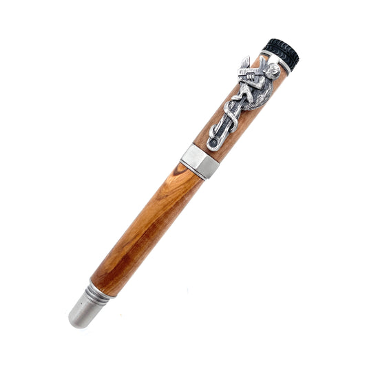 STYLO EN BOIS D'OLIVIER - MODELE MECANIQUE