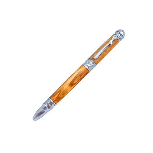 STYLO EN BOIS D'OLIVIER - MODELE YOGA