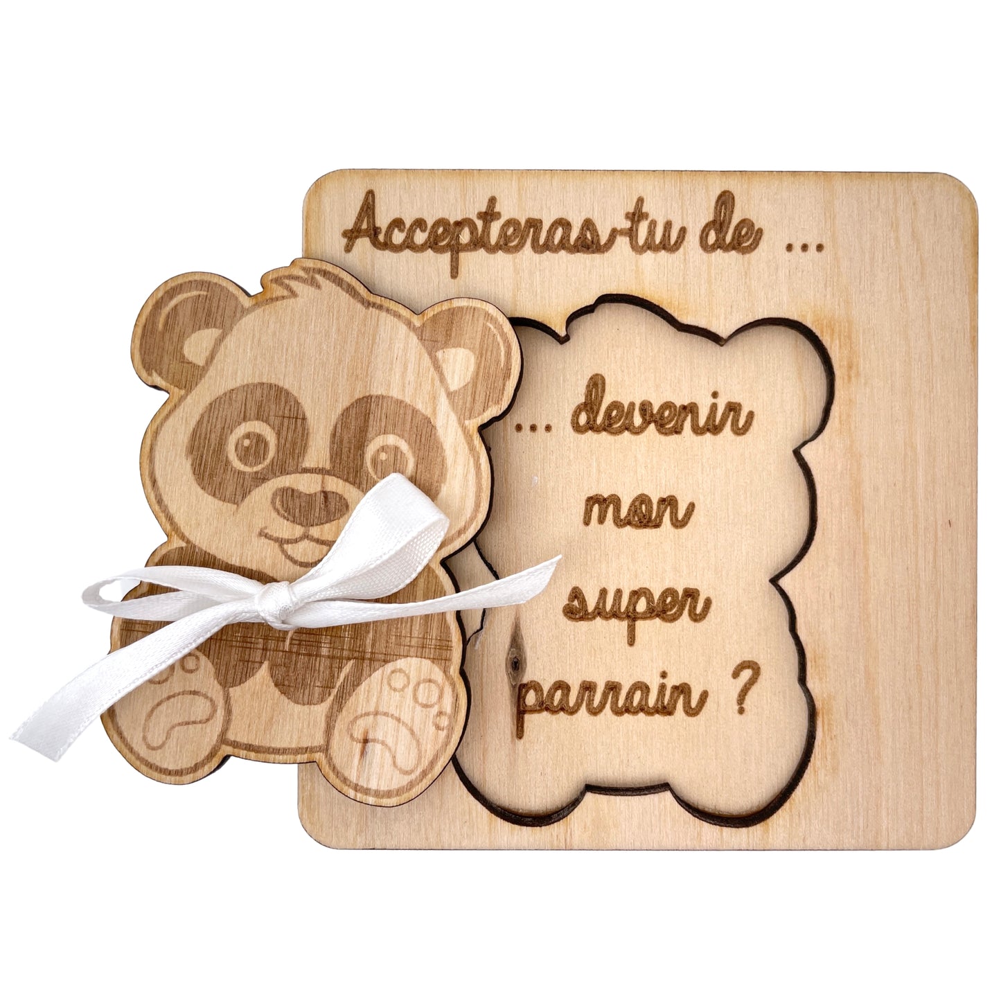 CARTE ANNONCE NAISSANCE - PARRAIN - PANDA