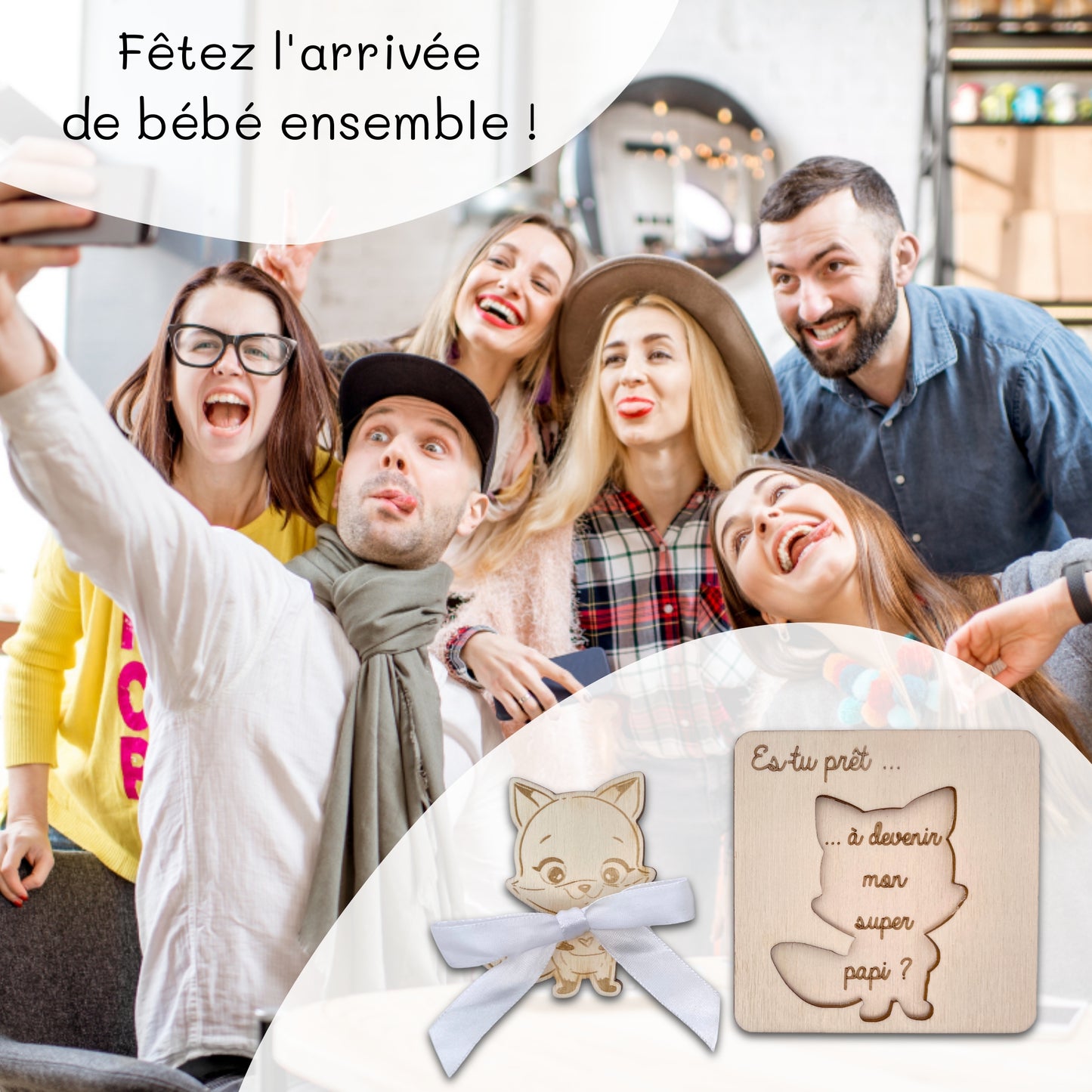 CARTE ANNONCE NAISSANCE - PAPI - RENARD
