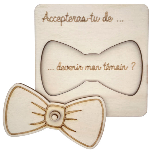 CARTE DEMANDE TEMOIN - HOMME