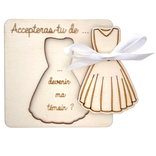 CARTE DEMANDE TEMOIN - FEMME