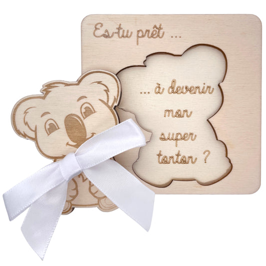 CARTE ANNONCE NAISSANCE - TONTON - KOALA