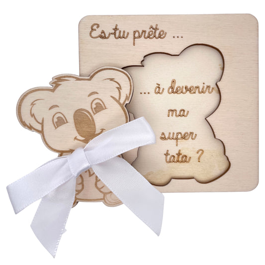 CARTE ANNONCE NAISSANCE - TATA - KOALA