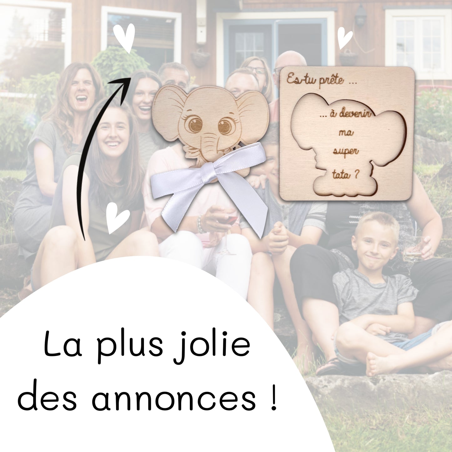 CARTE ANNONCE NAISSANCE - TATA - ELEPHANT