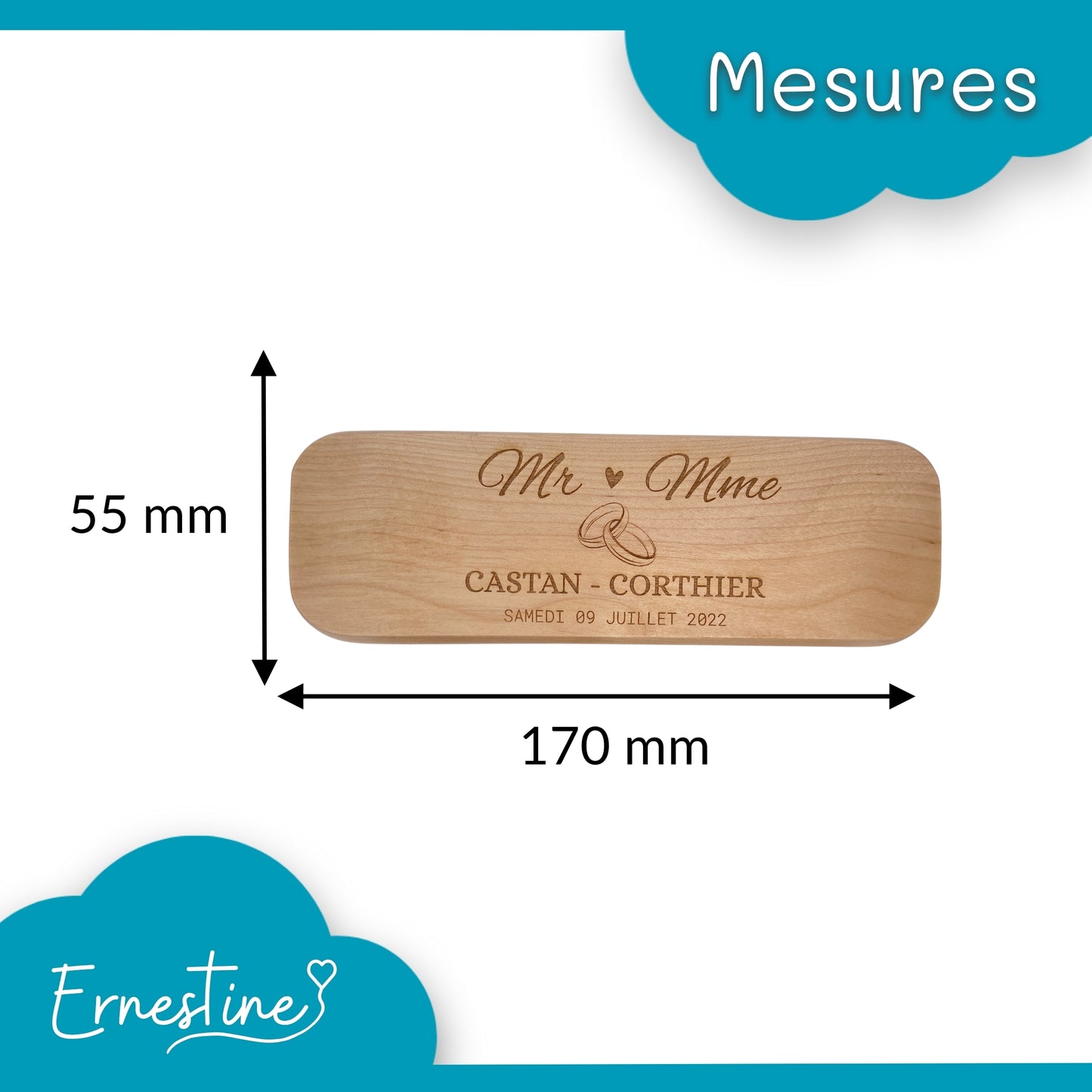 COFFRET STYLOS MARIAGE - PERSONNALISABLE